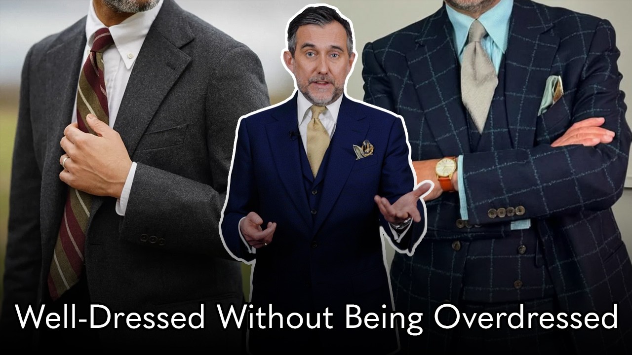 How to Be Well-Dressed Without Being Overdressed
