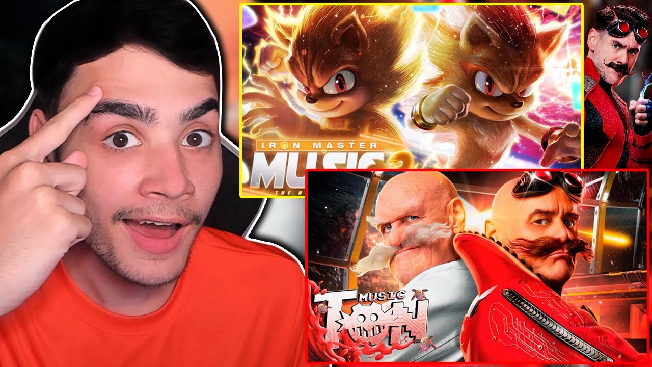 (GÊNIOS DEMAIS!) REACTs | Sombras do Passado - Sonic 3: O Filme // Dobro de Vilão - Doutor Robotnik