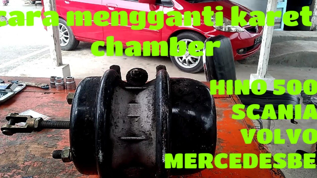 Cara mengganti karet rem CHAMBER HINO 500 .VOLVO .SCANIA. MERCEDES BENZ  @rimarima3677