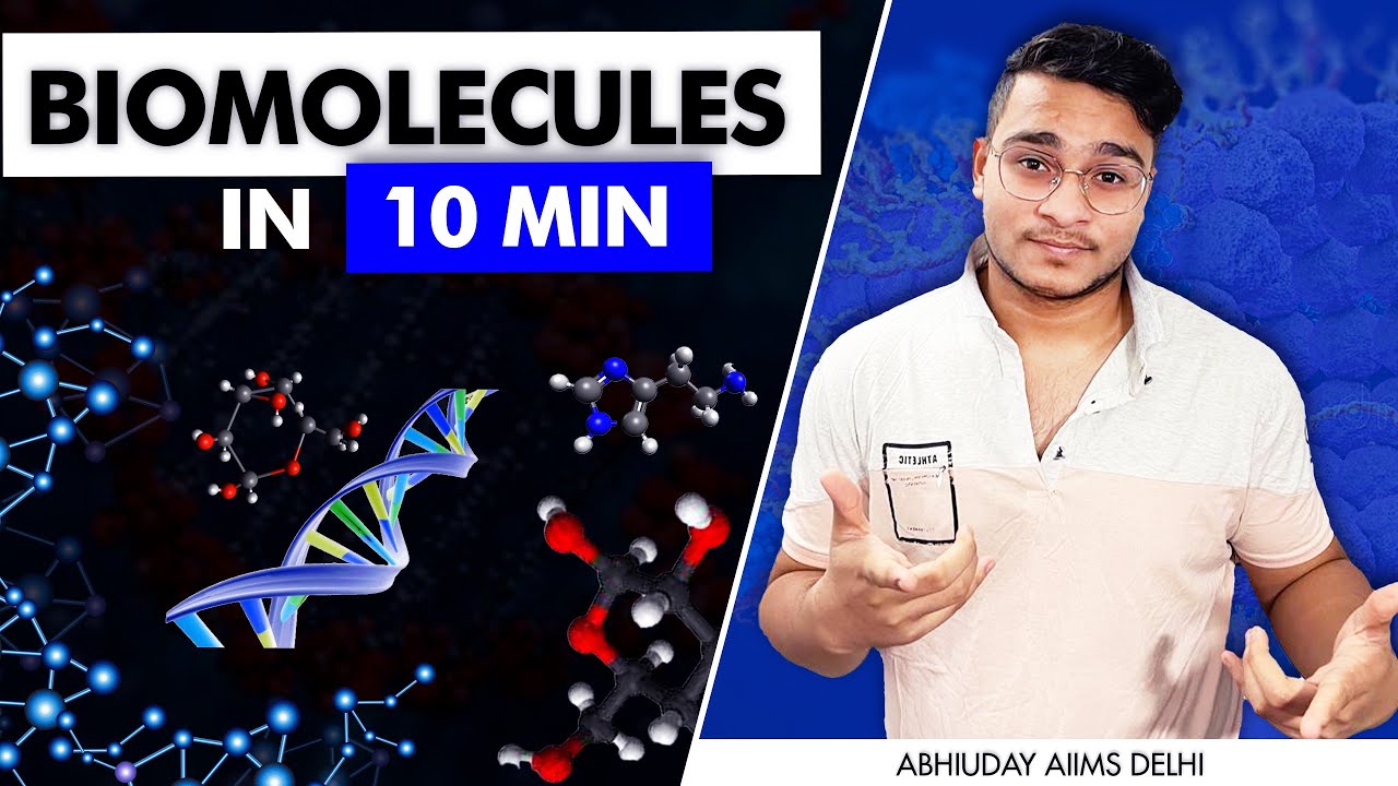 Biomolecules - Chemistry in 10 Min - One Shot || Revision - By Abhiuday Singh || AIIMS DELHI