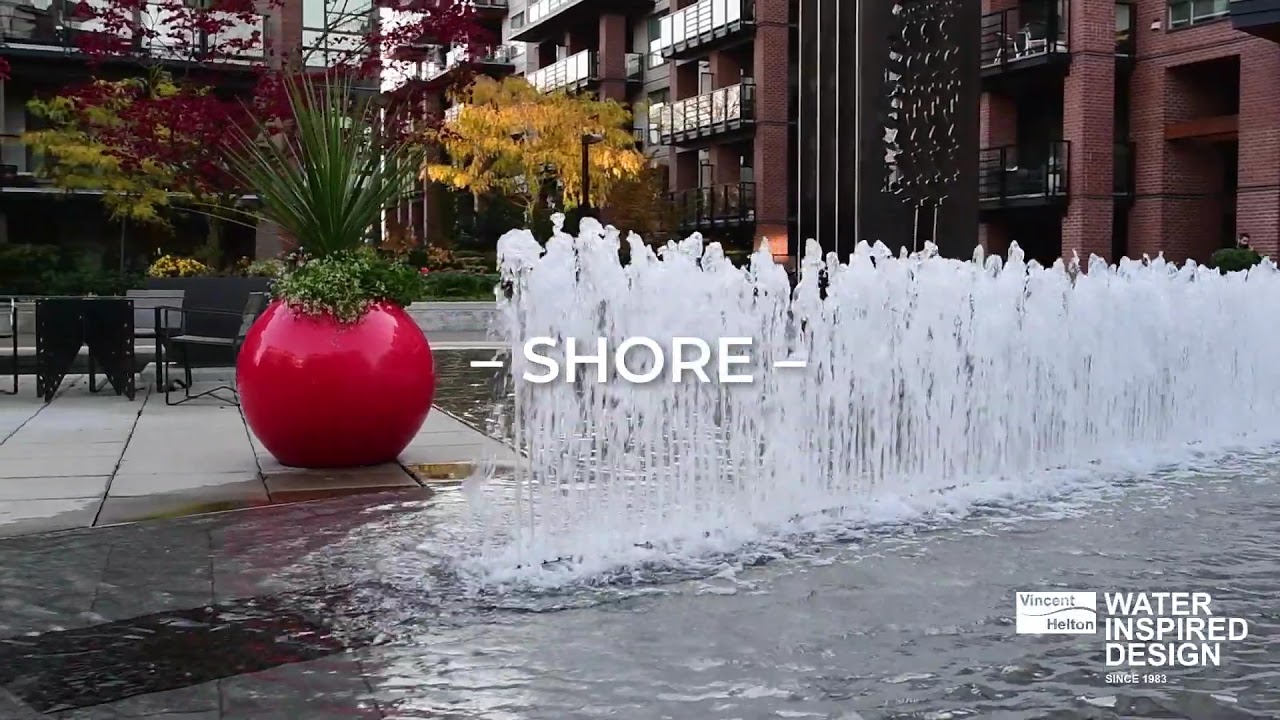 Shore by Adera - Water Jets, Reflecting Pool Water Feature by Vincent Helton