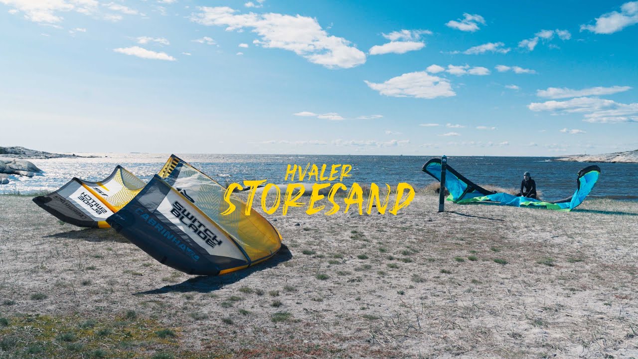Kiting, fisking og telting på Storesand - Hvaler
