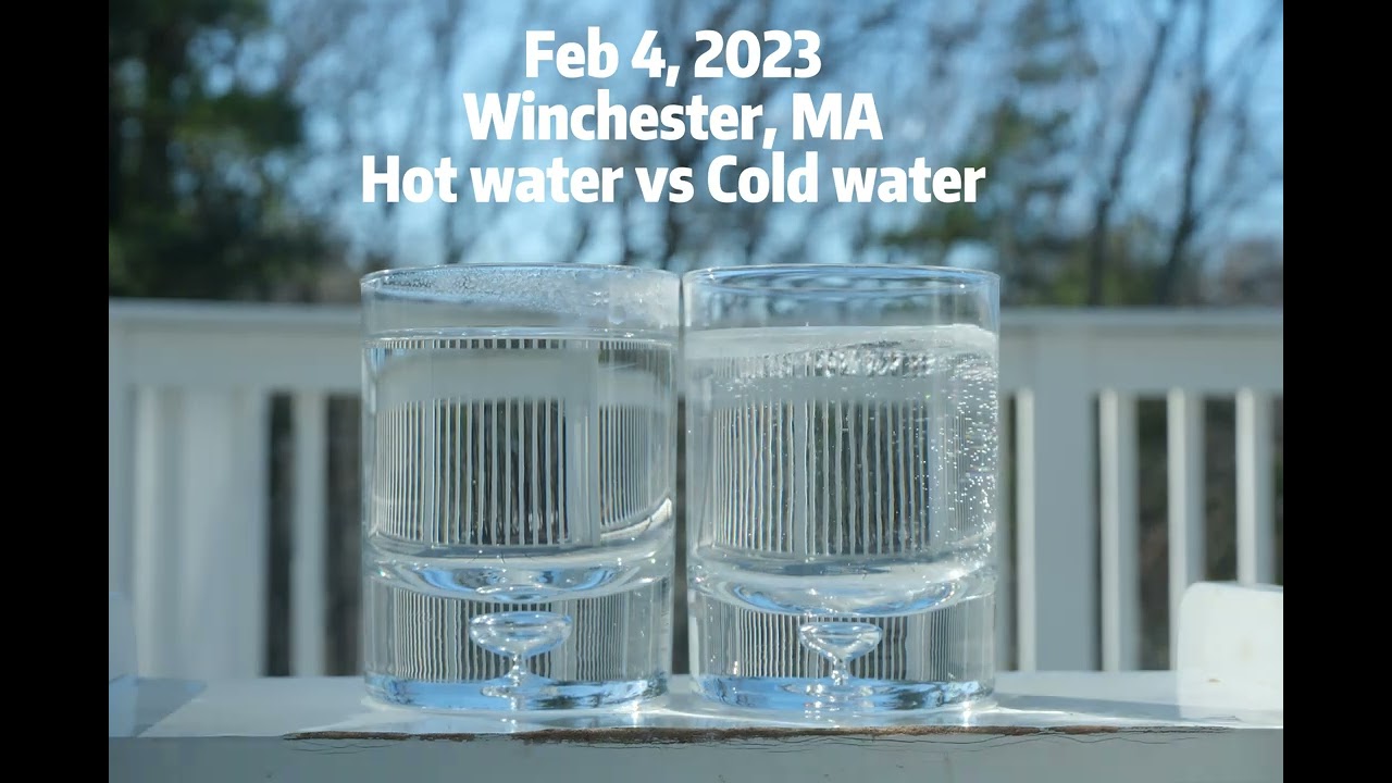 Hot or cold water freezes faster? Real test results with time-lapse