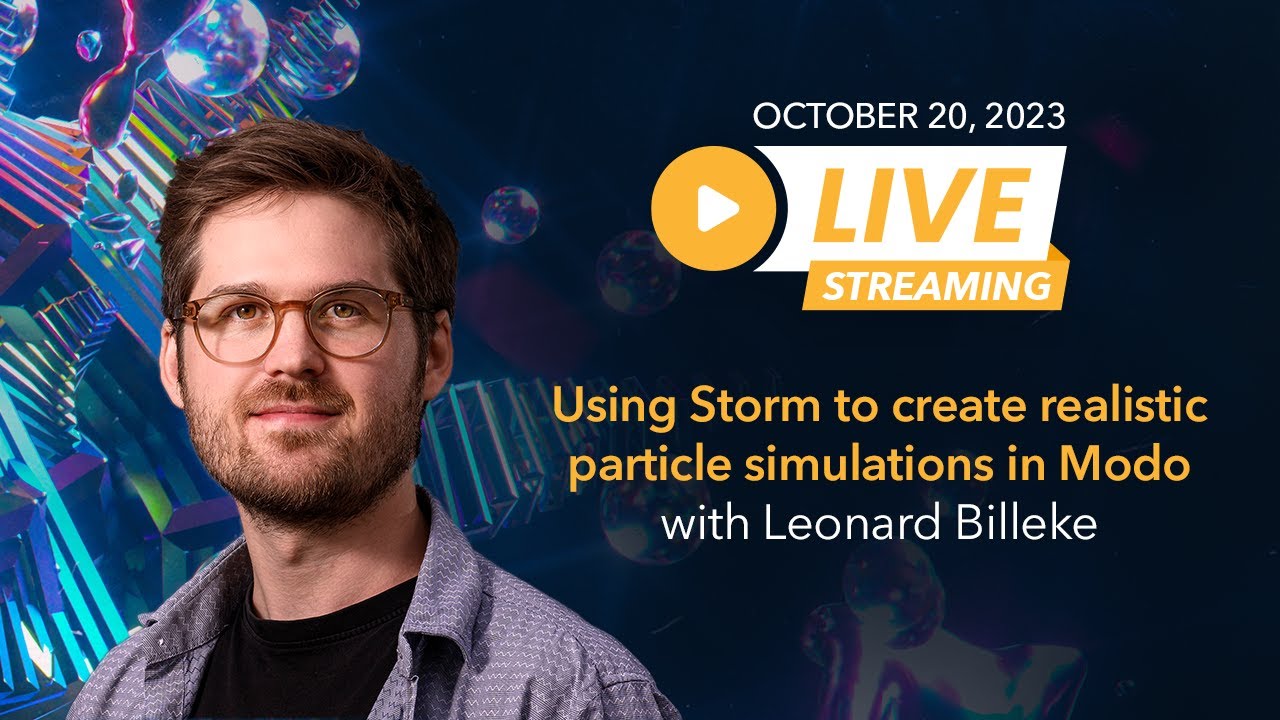Using Storm to create realistic particle simulations in Modo