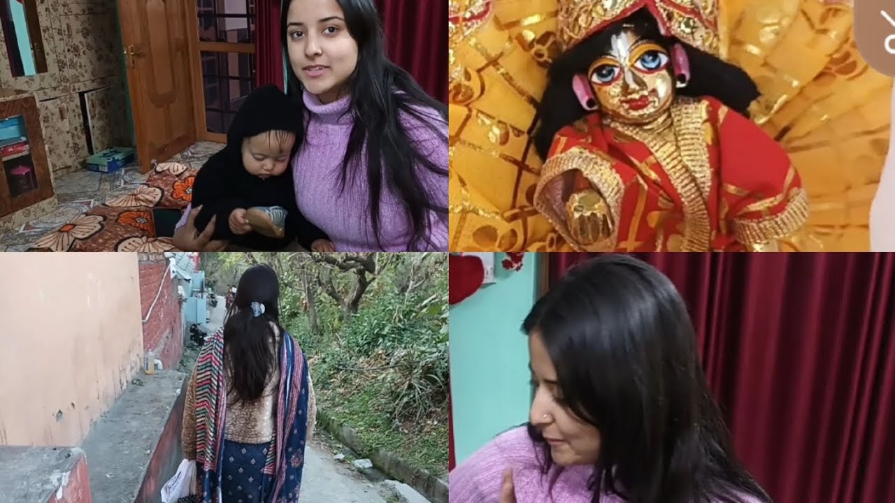 Aaj h special day // Kyu jana pda Hume  mandir//ghar me aaye the guest 