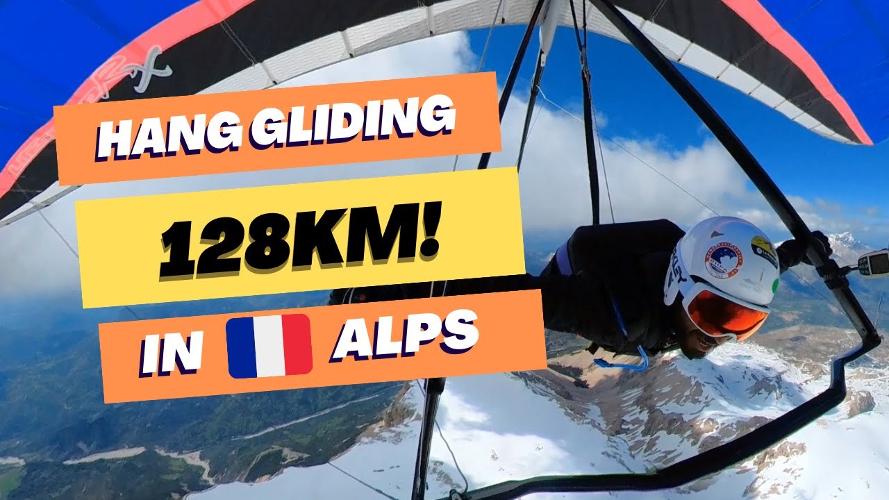 HANG GLIDING 128KM through the French Alps 🏔️🦅
