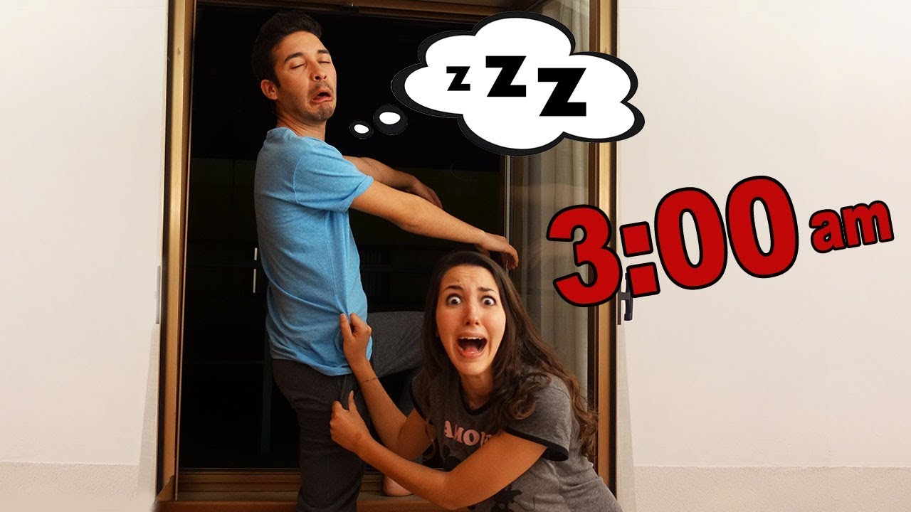 FACCIO CREDERE DI CAMMINARE NEL SONNO ALLA MIA RAGAZZA! *ci crede davvero!*