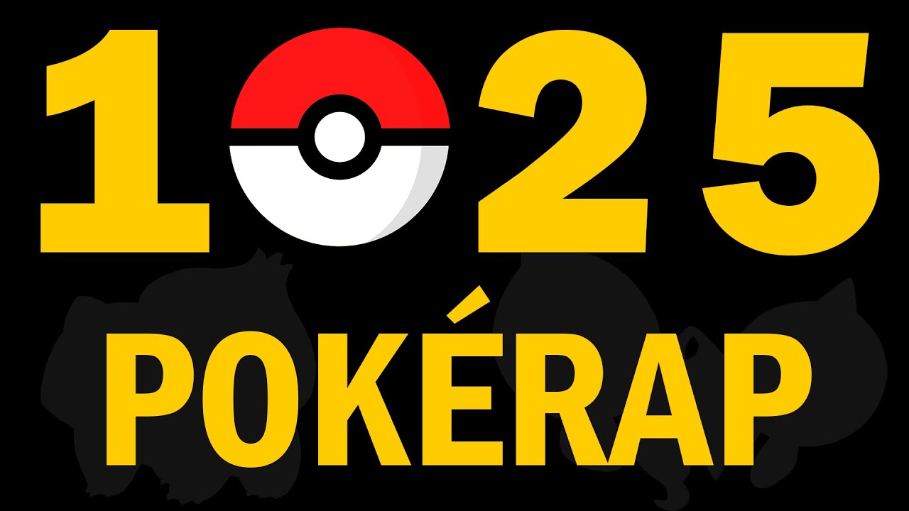 ¡1025 POKÉMON RAP IN ONE VIDEO!