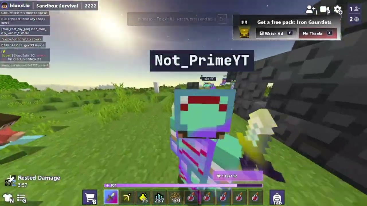 [EP 5] Pvping Sweats In Bloxd io 2222
