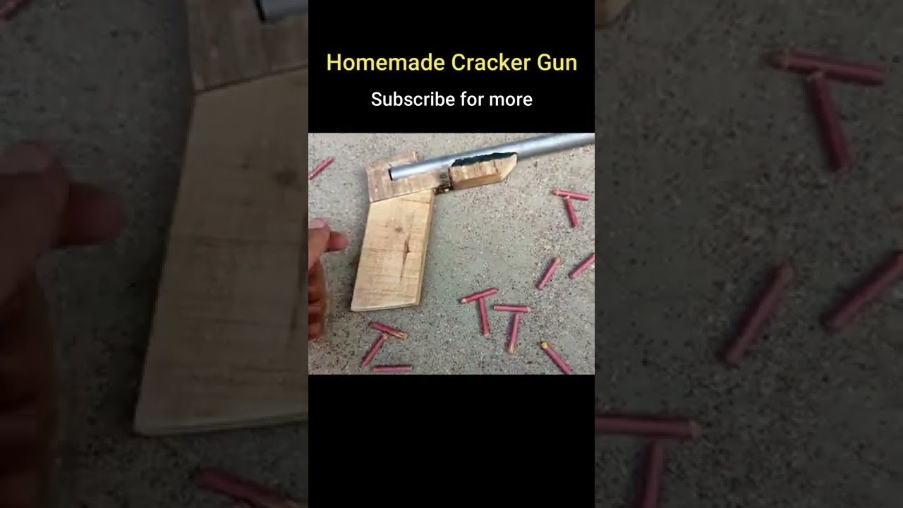 Diwali Gun | Homemade Cracker power gun, Banduk #shorts