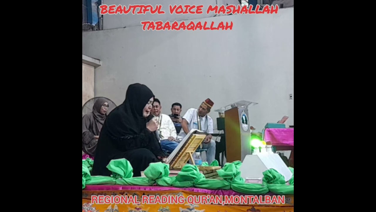 REGIONAL READING QUR'AN COMPITITION HEILD MONTALBAN