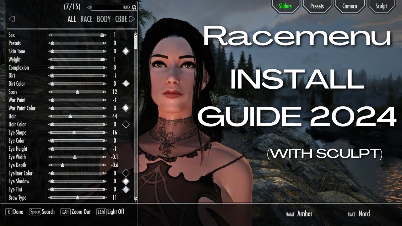 How to Install the Racemenu Mod (Alternate) |  Skyrim Special Edition