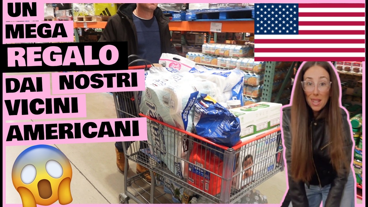 UN REGALO INASPETTATO DAI NOSTRI VICINI DI CASA IN AMERICA