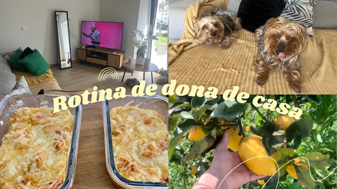 VLOG - Rotina de Dona de Casa + receitinha FITNESS e RÁPIDA de fazer 