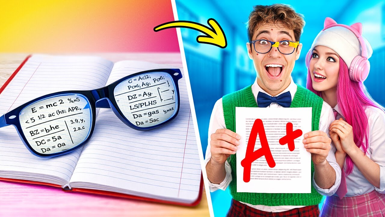 Как я случайно стал отличником | Популярные школьные трюки, которые стоит попробовать!