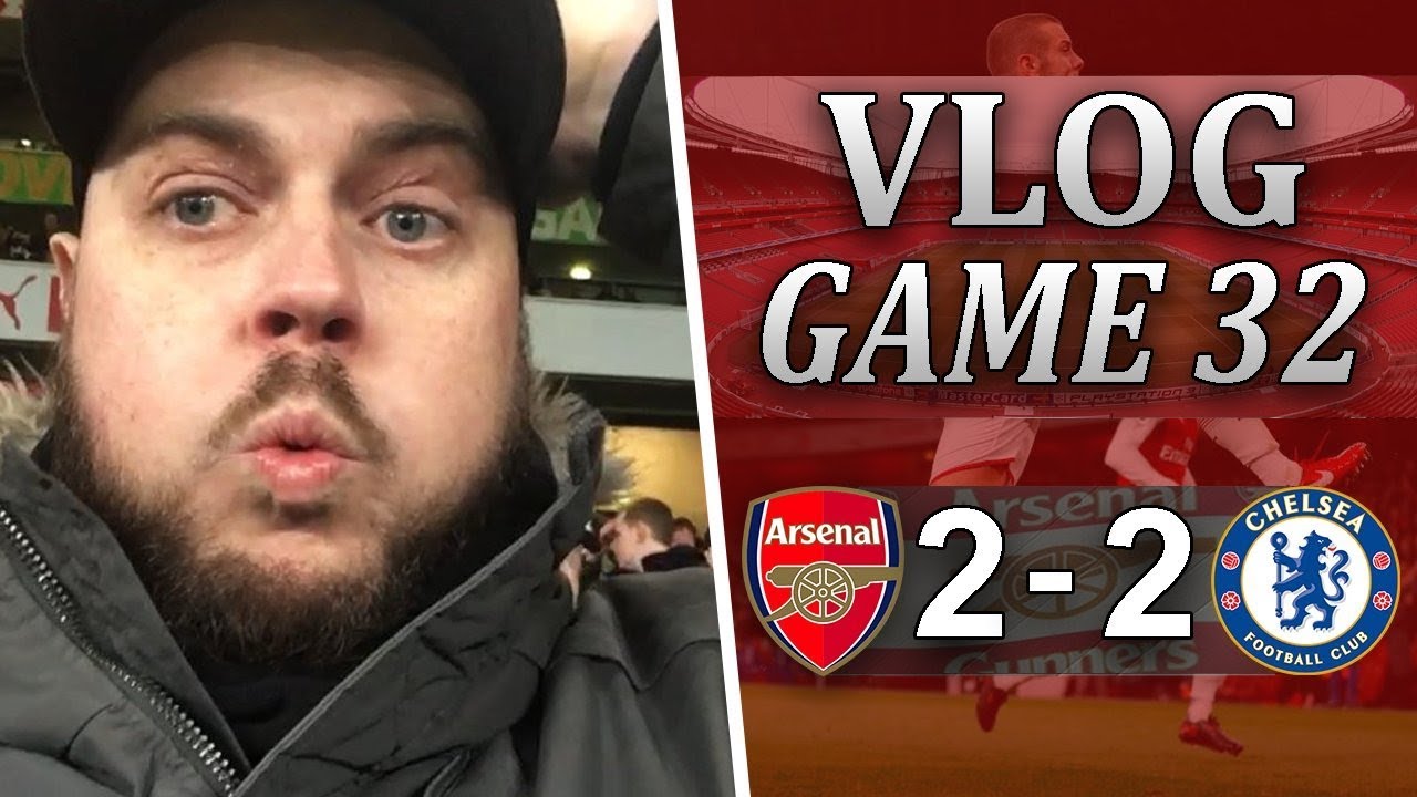 ARSENAL v CHELSEA - HAZARD IS A CHEAT! - MATCHDAY VLOG
