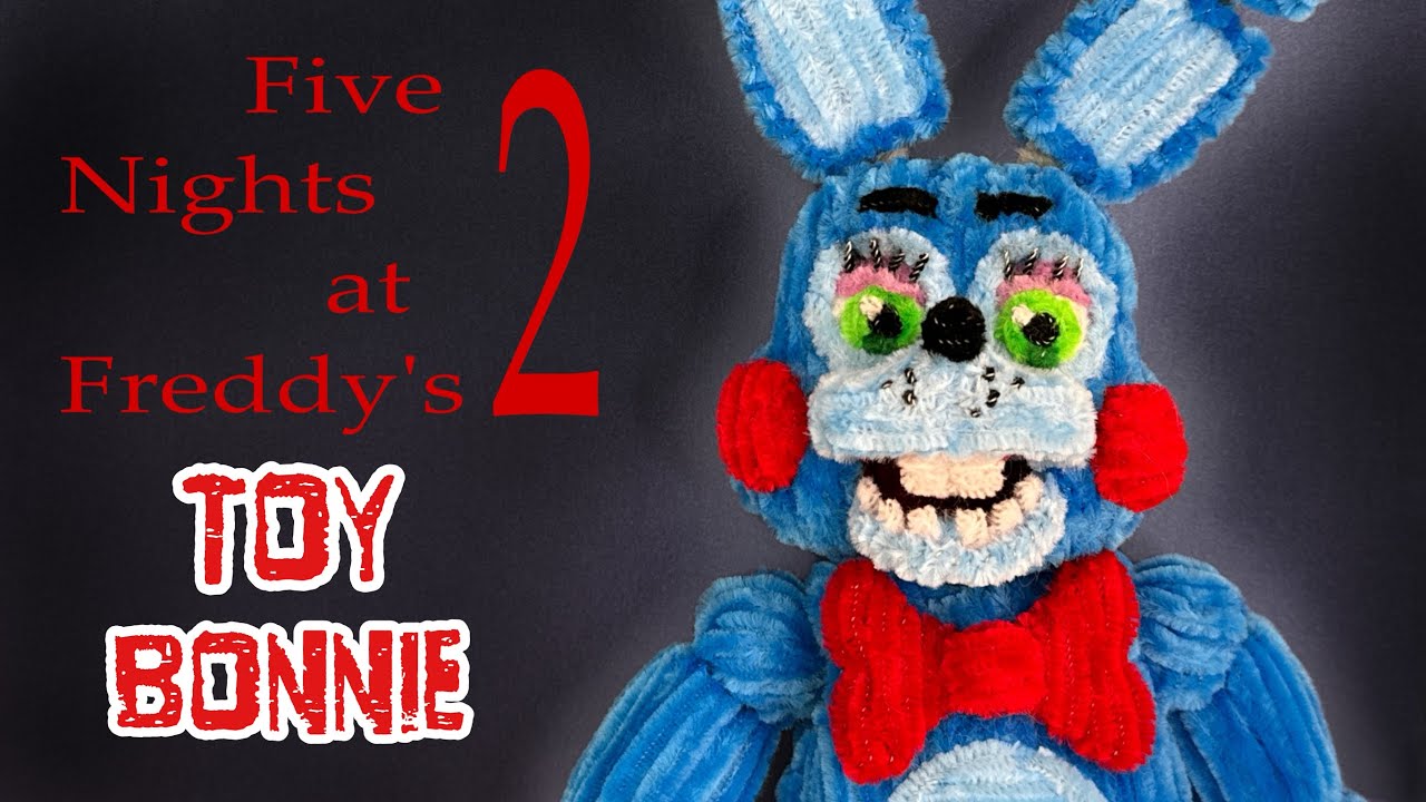 How I Made Toy Bonnie With Pipe Cleaners