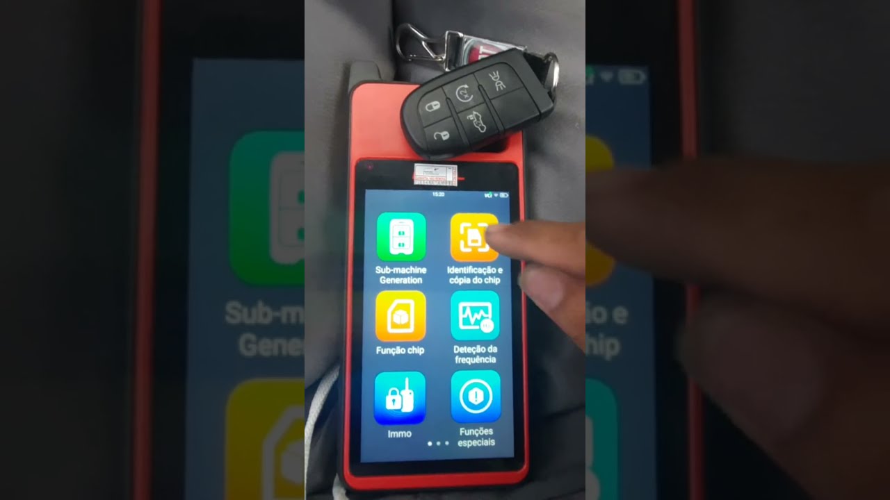 AUTEL KM100-  APRENDA a PROGRAMAR CHAVE presença FIAT TORO