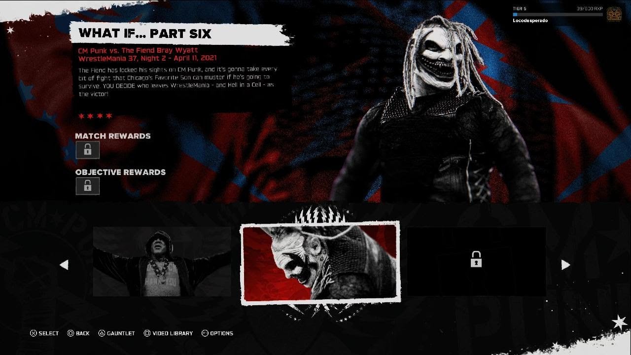 WWE 2K26 Showcase What If... Part Six CM Punk Vs. The Fiend Bray Wyatt All Objectives