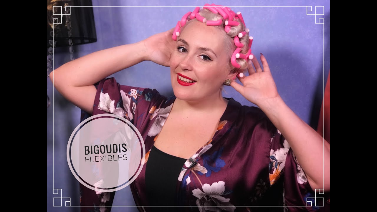 LA POSE DES BIGOUDIS FLEXIBLES A LA MANIERE DE MISS VICTORY VIOLET