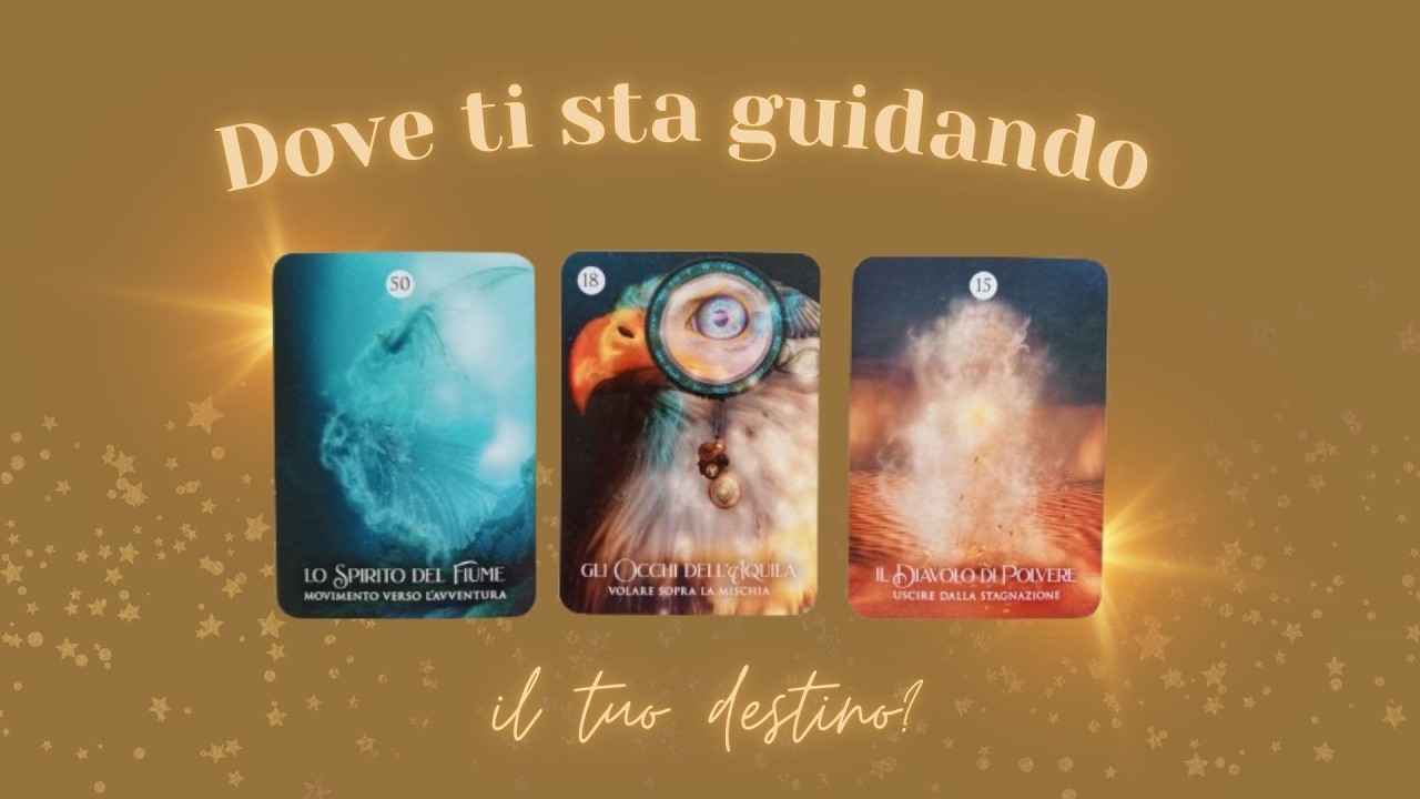 Dove ti sta guidando il tuo destino? ✨​🌈​🔮​ Tarocchi interattivi 🧿​🧿​