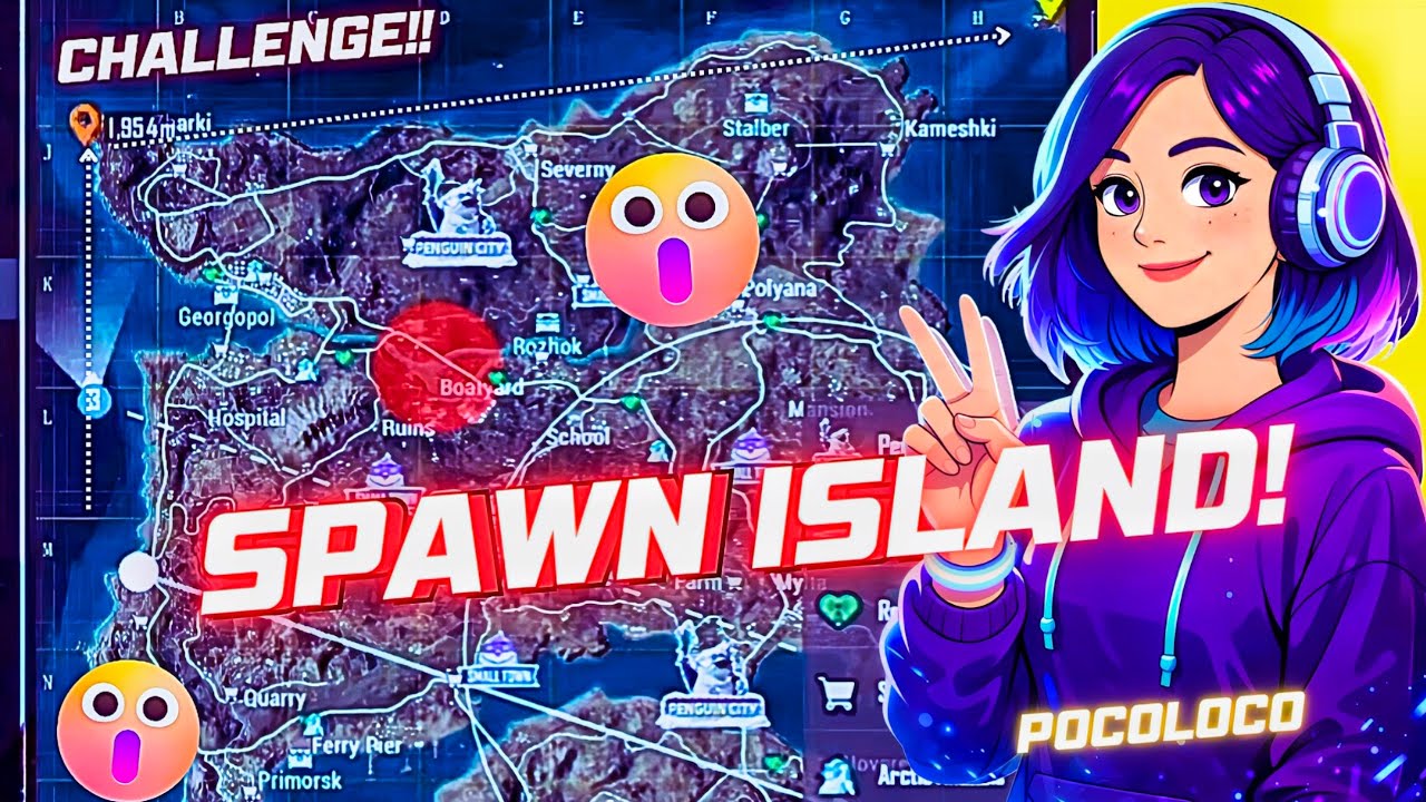 We Landing on SPAWN ISLAND in 2 tries! | PocoLoco 🔥