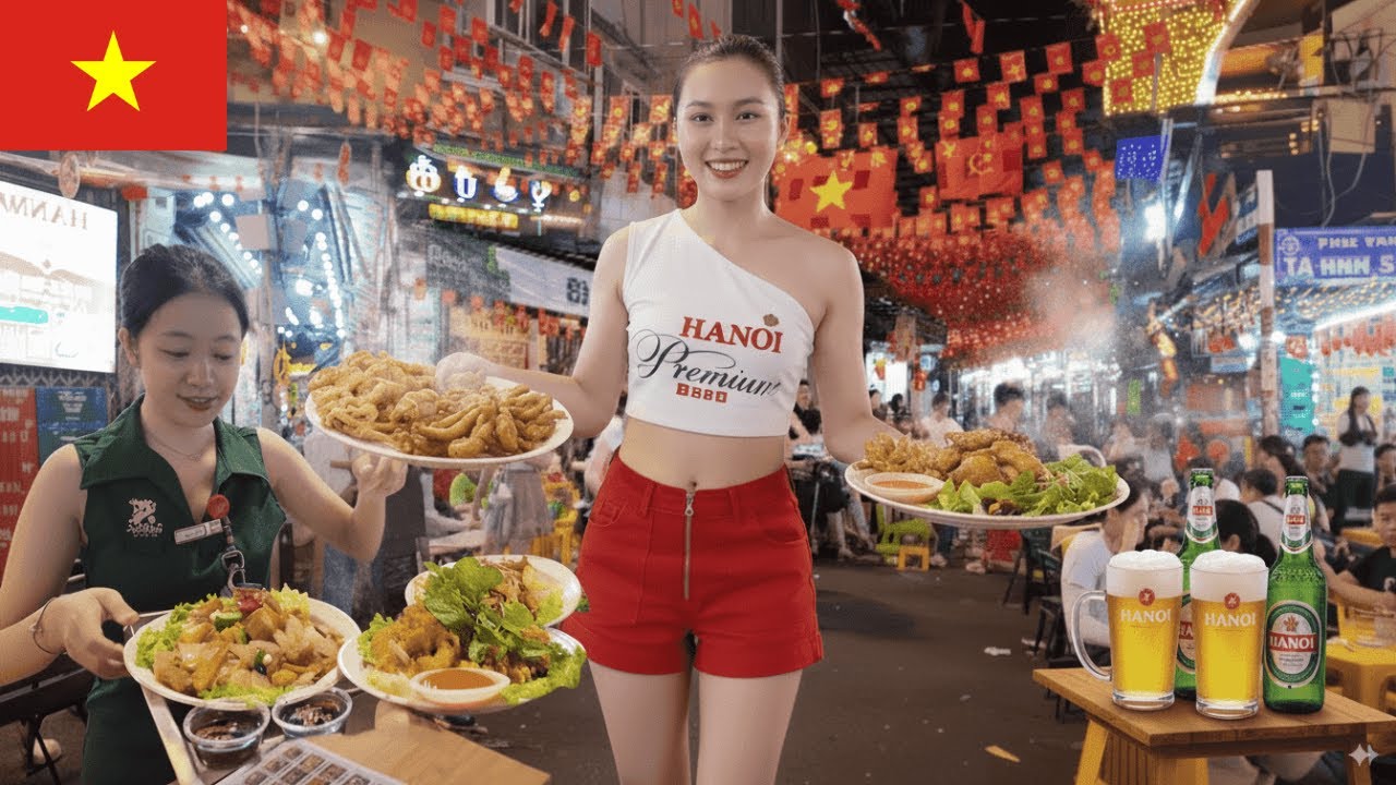 Ta Hien Beer Street Hanoi 🍻 Thousands Gather Every Night for Vietnam’s Craziest Nightlife! 🇻🇳