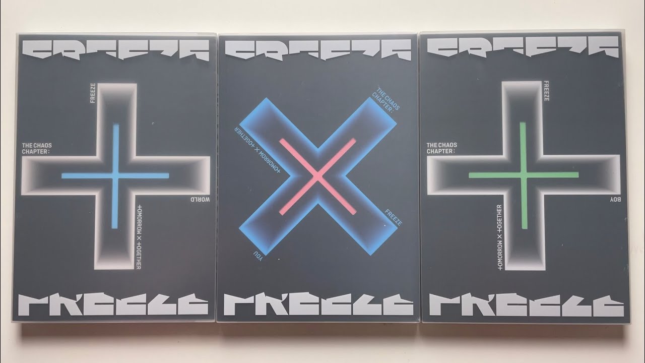 ♡Unboxing TXT 투모로우바이투게더 2nd Studio Album The Chaos Chapter: FREEZE (World, You & Boy Ver.)♡