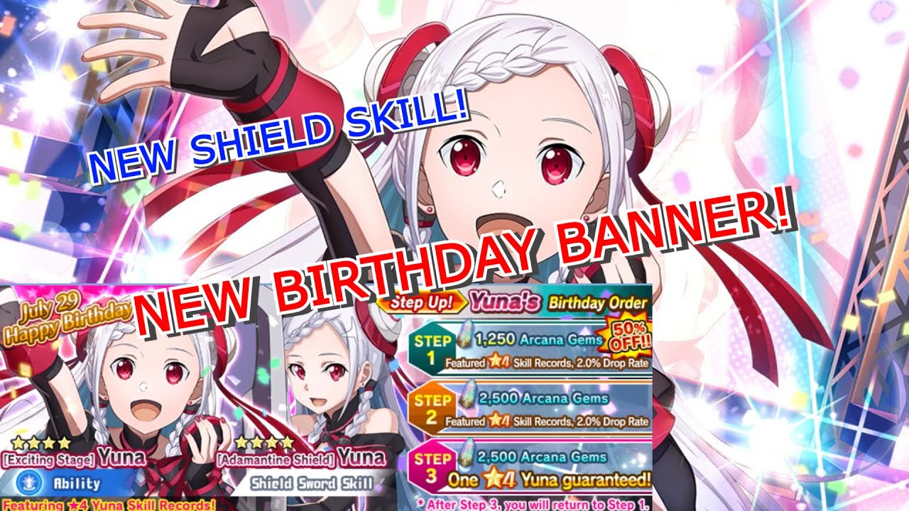 [SAOIF] HAPPY BIRTHDAY YUNA! | Yuna Birthday Step Up Order | 1 Full Rotation