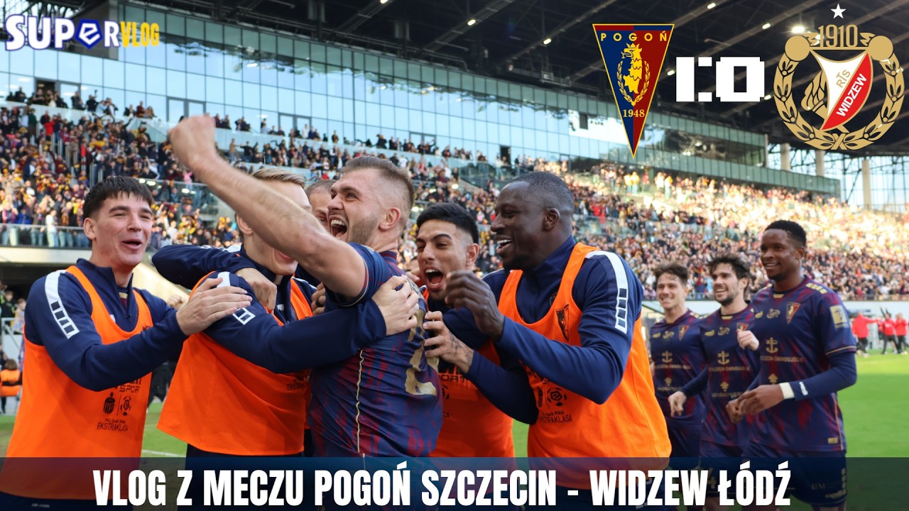 WIDZEW ŁÓDŹ W KRYZYSIE! TRZECIA WYGRANA Z RZĘDU POGONI | VLOG Z MECZU POGOŃ - WIDZEW | superVLOG #19