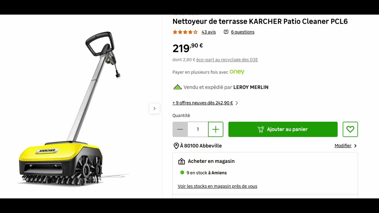 GROSSE D&eacute;faillance ,VISSE Cach&eacute; karcher PCL 6