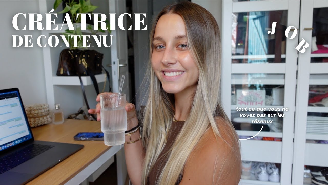 UNE JOURNÉE DANS MA VIE DE CRÉATRICE DE CONTENU