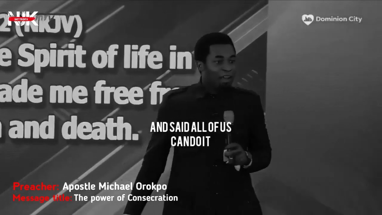 CONSECRATION || Apostle Michael Orokpo #apostlemichaeloropko #njksermons