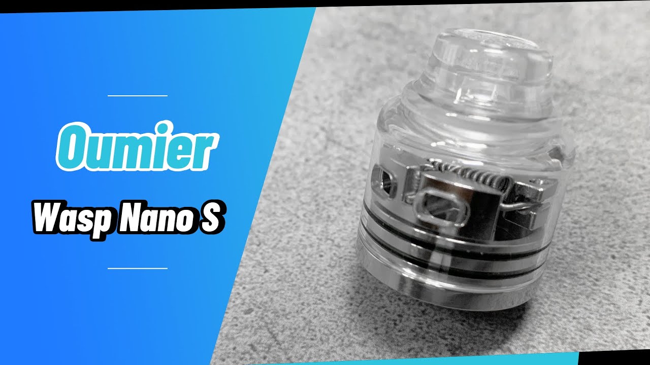 Oumier Wasp Nano S Dual-Coil RDA Unboxing | Vapesourcing