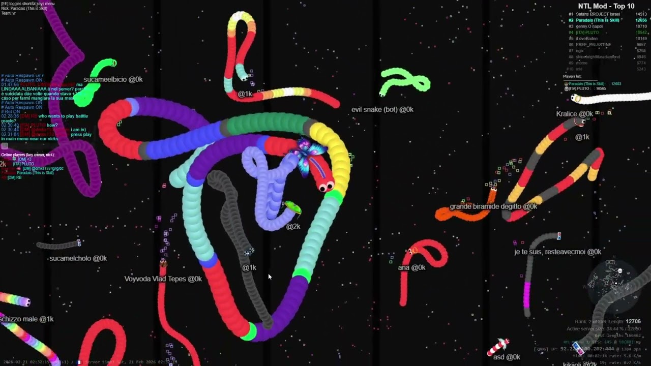 Just my average 20k mid (Paradais Slither.io)