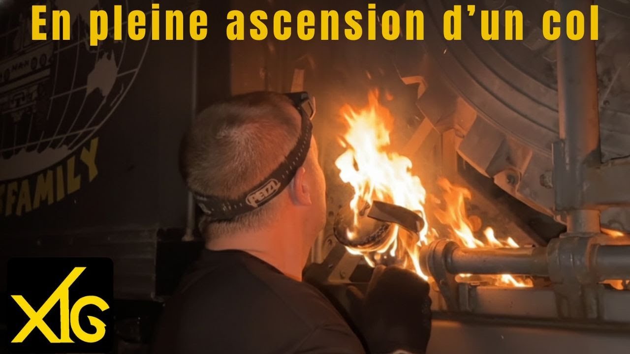 739 le camion prend feu en plein col de montagne #camion #dépanneuse #coloniatovar