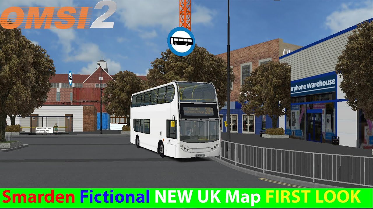 Omsi 2: Brand New UK Map: Smarden Fictional | First Look | Enviro C400R route 904 + Showcase