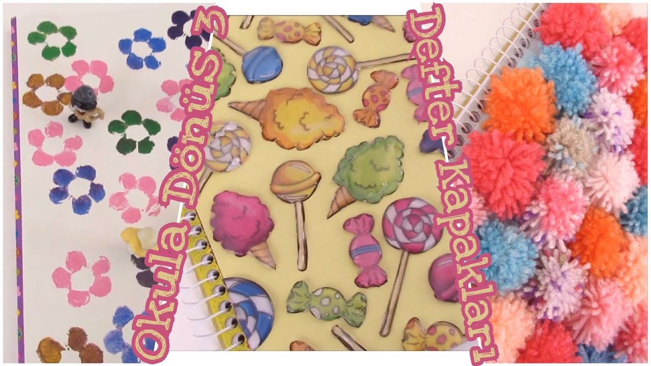 DIY | Okula Dönüş 3/2016 | Defter Kapakları