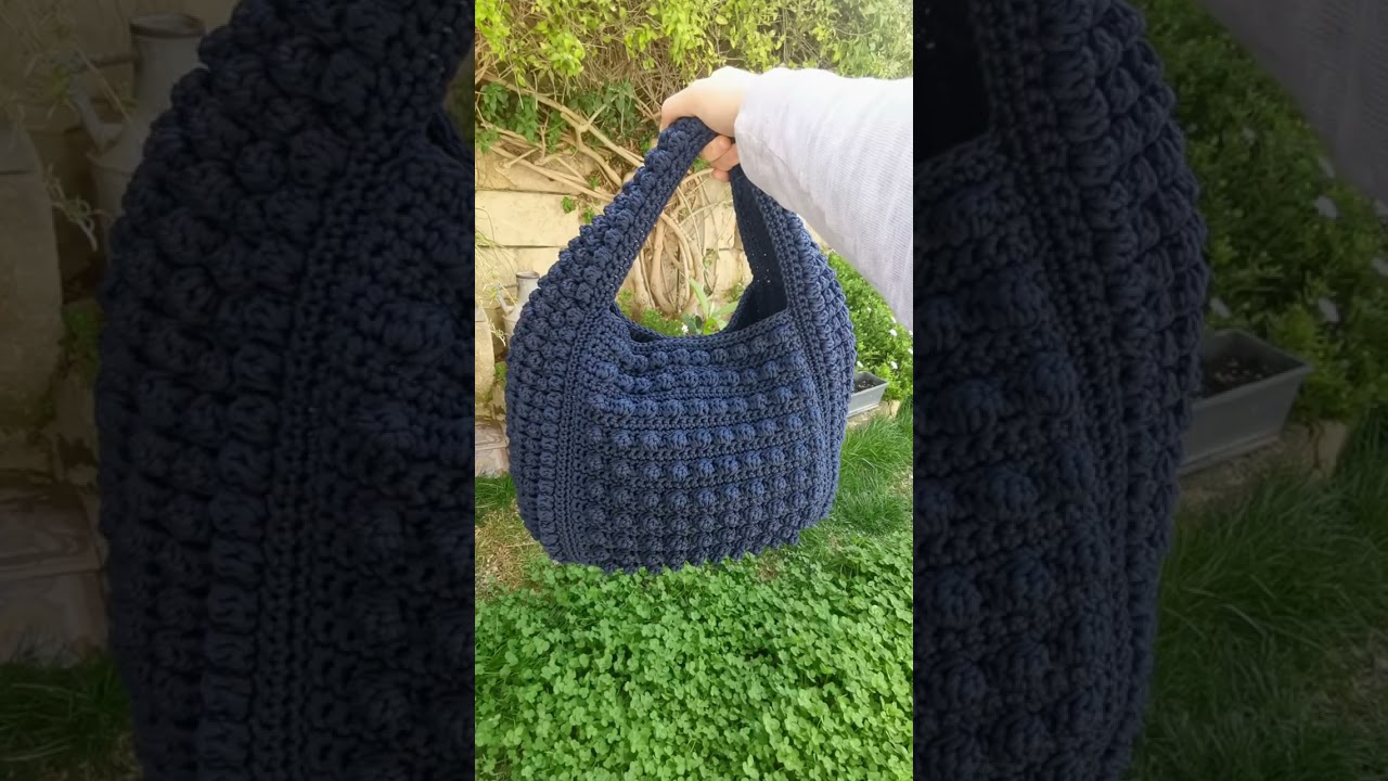 Ferrara bag realizzata all'uncinetto in cordino🧶👜 #crochet #crochetbag