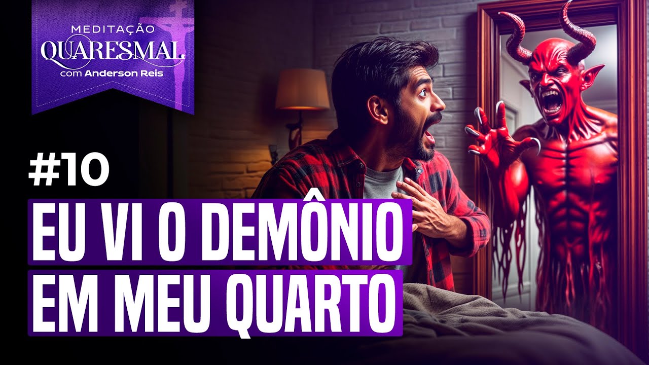 EU VI O DEMÔNIO NA PORTA DO MEU QUARTO.