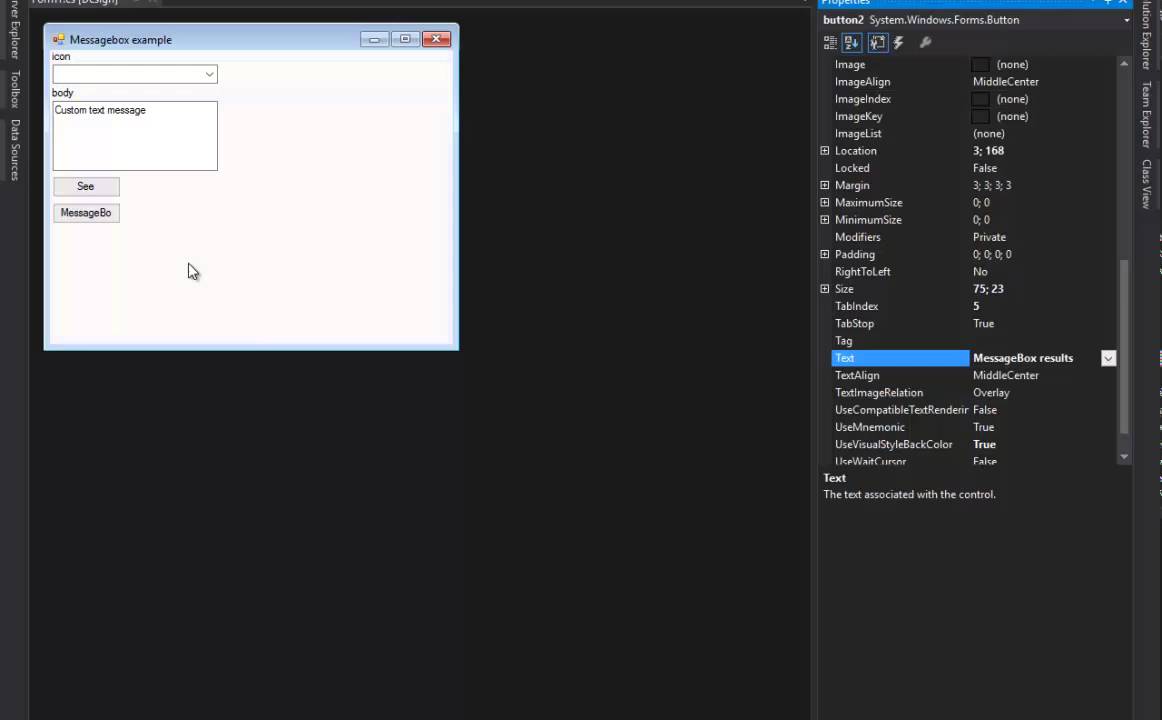 [ visual c# ] message box example