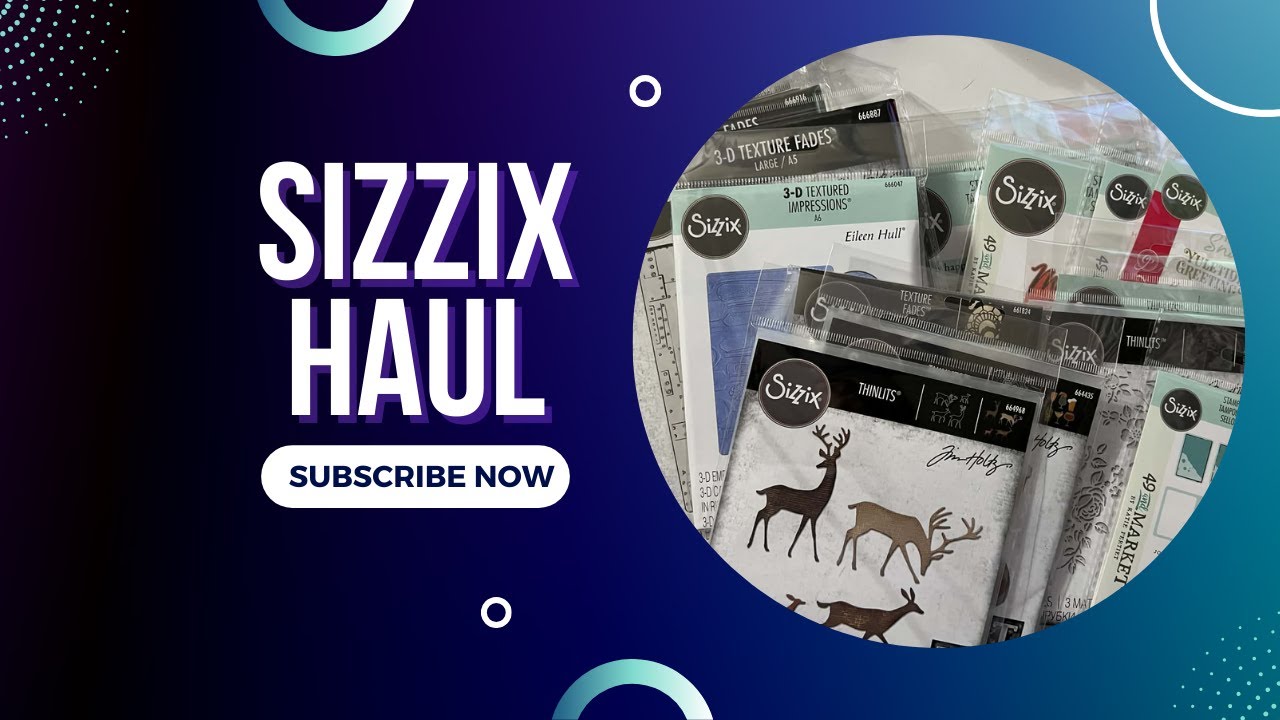 Покупки в Sizzix || Распродажа в конце 2025 года || Посмотрите, что я купила!