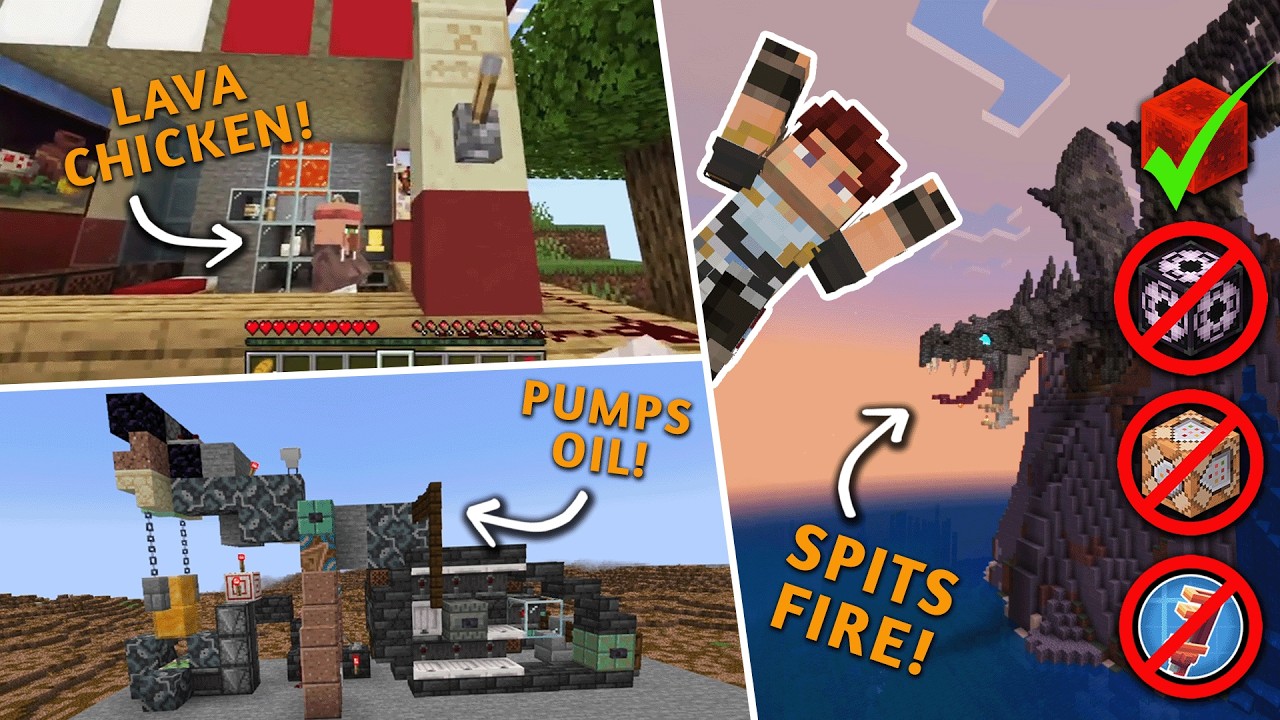 Еще 25 БЕЗУМНЫХ анимированных творений из строительного камня Minecraft!