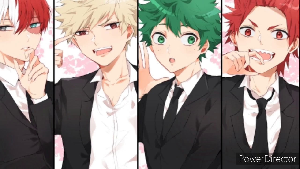Izuku,Bakugo,Todoroki y Kirishima :los sayayines más fuertes parte 1