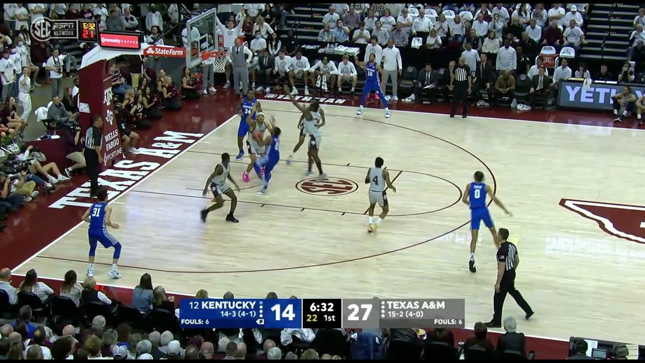 2021-2022 - Kentucky vs Texas A&M (Game 18)