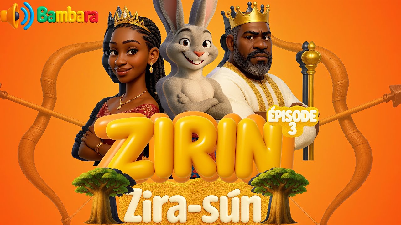 Souroukouba et Zozaniba - Épisode 3 : zira-sun, le défi du roi | conte en bambara