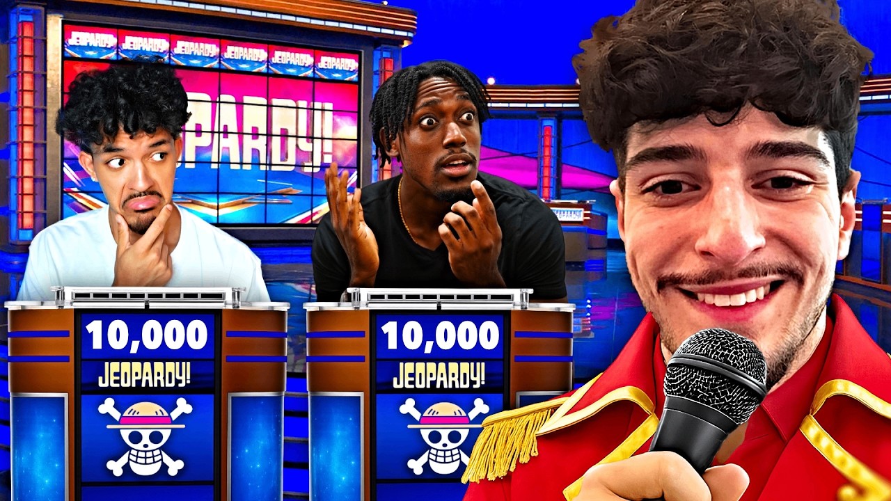 Я провёл One Piece Jeopardy с участием InfernoJae, Shonen Showdown, Lag OG и Larry