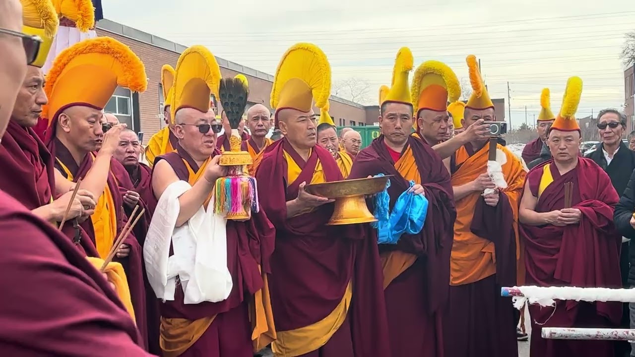 Welcoming ceremony of Gyalwa Jampa Gompo Toronto (Ganjong Chodhenling)🍁