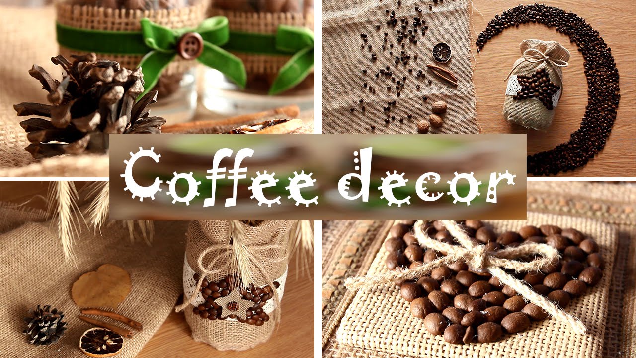 DIY Осенний декор комнаты, кофейный декор // Coffee decor