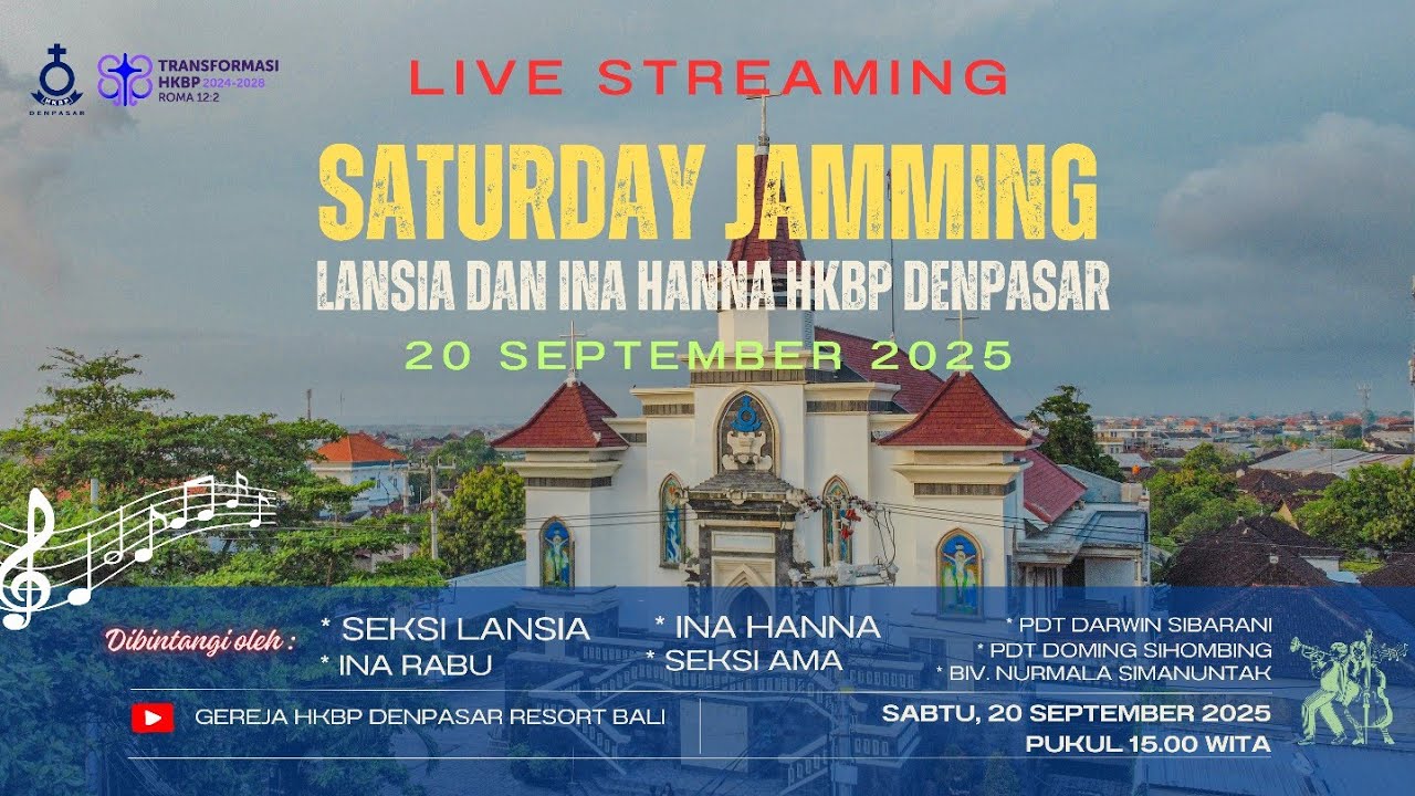 Saturday Jamming Lansia dan Ina Hanna HKBP Denpasar - Pra Pesta Huria 2025